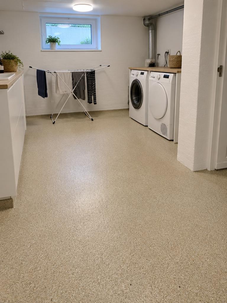 StoneCarpet-gulv i bryggers