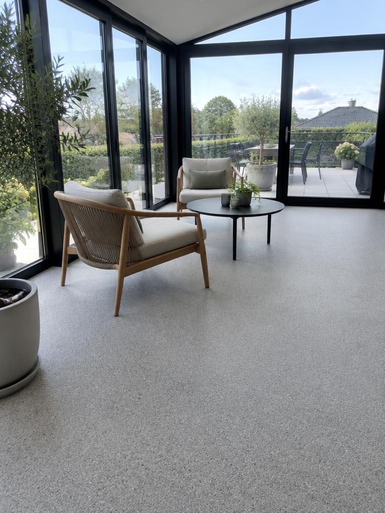 StoneCarpet-gulv i moderne udestue